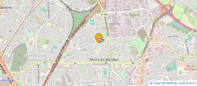 localisation de l'entreprise SCP D'INFIRMIERES GAUDET DELDICQUE LOMBART  MONS-EN-BARUL