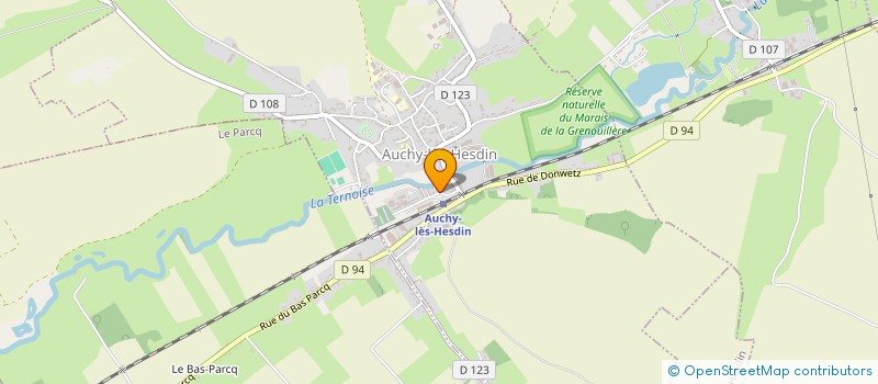 localisation de l'entreprise SCP D'INFIRMIERES HUBO- TROLLE ET ASSOCIEES  LE PARCQ