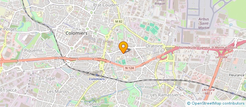 localisation de l'entreprise SCP D'INFIRMIERES LARZELIER-LAUP à COLOMIERS