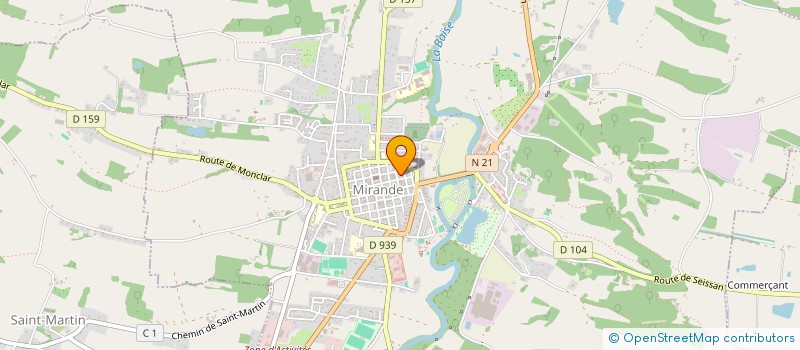 localisation de l'entreprise SCP D'INFIRMIERES MAZZER - PARIS - CHARLIER - LUSSAN  MIRANDE