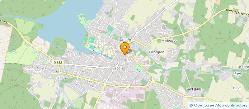 localisation de l'entreprise SCP D'INFIRMIERS FERNANDEZ-GENTHON à SOUSTONS