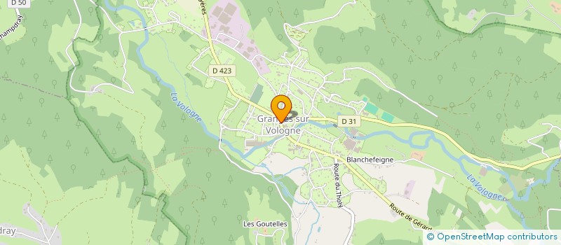 localisation de l'entreprise SCP D'INFIRMIERS JEAN CHARLES FREMINET PATRICIA DE LIBERALI à GRANGES-AUMONTZEY