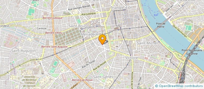 localisation de l'entreprise SCP DAGG  BORDEAUX