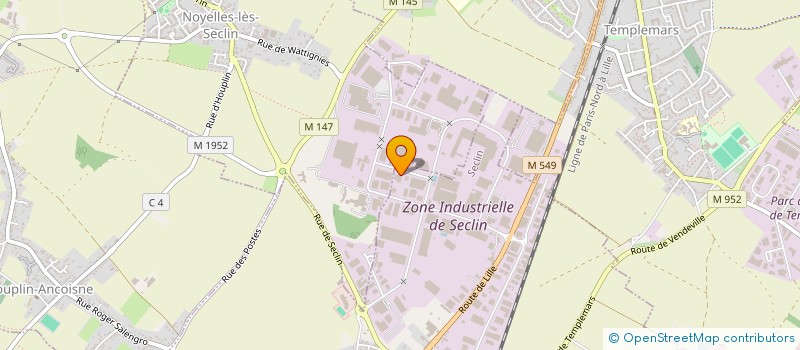 localisation de l'entreprise SCP DAPHI  SECLIN