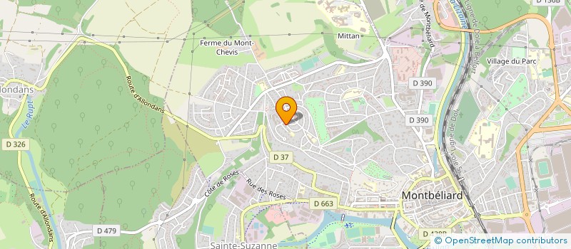 localisation de l'entreprise SCP DAVAL - HERODIN MANDATAIRES JUDICIAIRES  MONTBELIARD