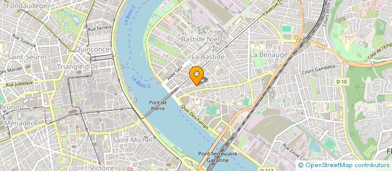 localisation de l'entreprise SCP DCT CORDIER ROGER-MESPLE SOMPS NICOL  BORDEAUX