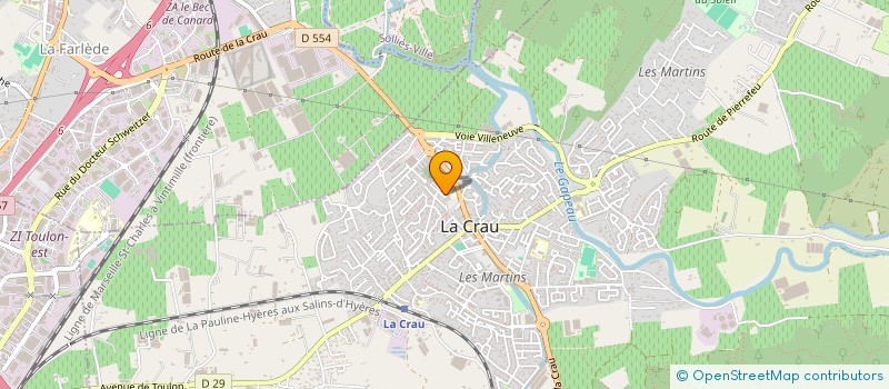 localisation de l'entreprise SCP DDG LAVARANDE à LA CRAU
