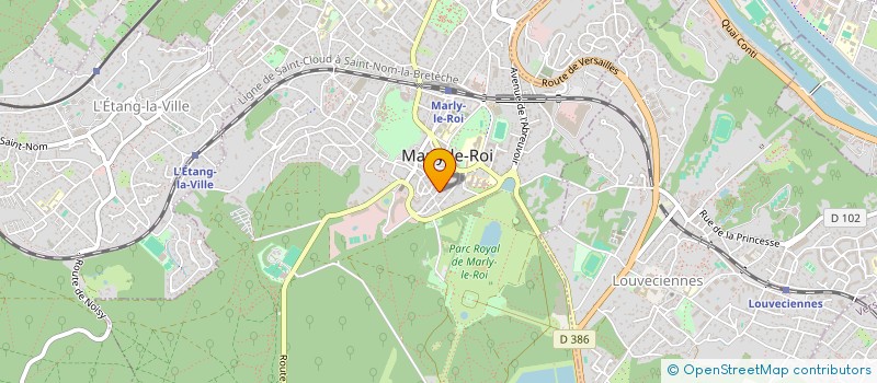 localisation de l'entreprise SCP DE BOURGOGNE  MARLY-LE-ROI