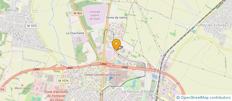 localisation de l'entreprise SCP DE CHIRURGIE PEDIATRIQUE DE BOURGOGNE à DIJON