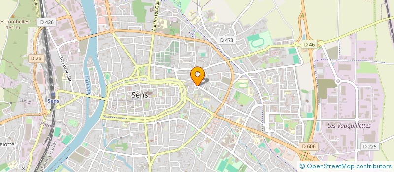 localisation de l'entreprise SCP DE CHIRURGIEN-DENTISTE HERRANZ à SENS