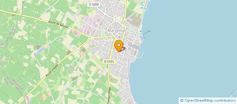 localisation de l'entreprise SCP DE CHIRURGIENS-DENTISTES ADGE ET ASSOCIES à MARSEILLAN