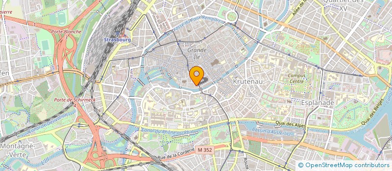 localisation de l'entreprise SCP DE CHIRURGIENS DENTISTES DOCTEURS KAEMPF ET HOOGSTOEL à STRASBOURG