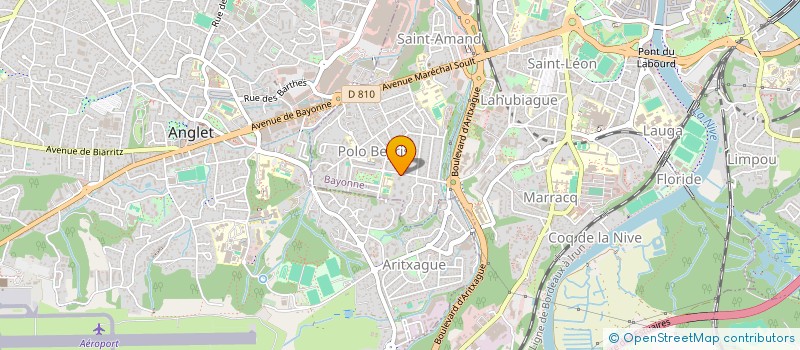 localisation de l'entreprise SCP DE CHIRURGIENS DENTISTES DU POLO BEYRIS à BAYONNE