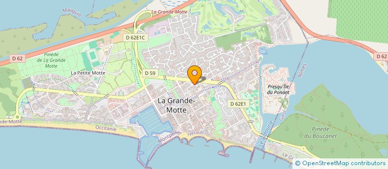 localisation de l'entreprise SCP DE CHIRURGIENS DENTISTES LORENZO SICARD à LA GRANDE-MOTTE