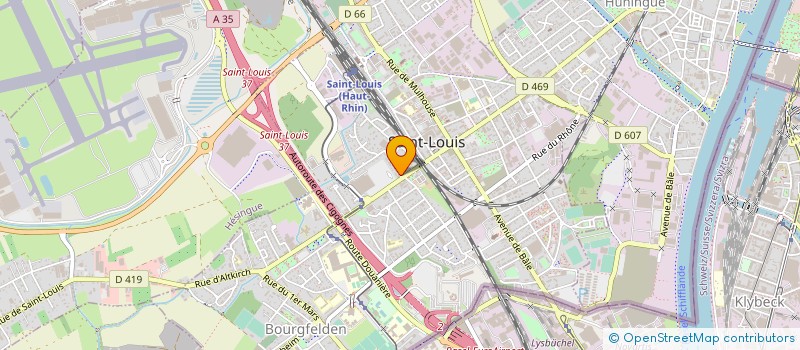 localisation de l'entreprise SCP DE GYNECOLOGIE OBSTETRIQUE DOCTEUR R.GASS à SAINT-LOUIS