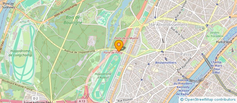 localisation de l'entreprise SCP DE LA FORET  PARIS