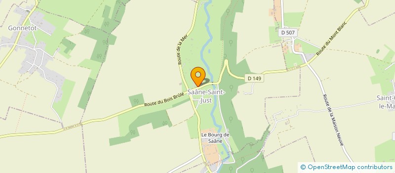 localisation de l'entreprise SCP DE LA SAANE  SAANE-SAINT-JUST