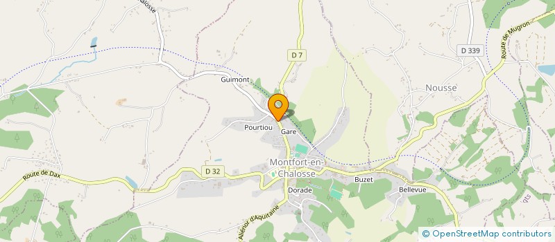 localisation de l'entreprise SCP DE MASSEURS KINESITHERAPEUTES GRAMBIN LINAIRE CLOS-VERSAILLE  MONTFORT-EN-CHALOSSE