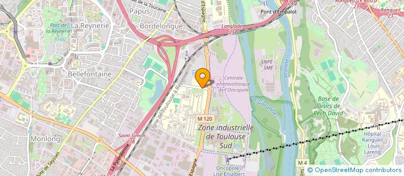 localisation de l'entreprise SCP DE MEDECINS ANESTHESISTES DES DOCTEURS BRENIER, DAO, VERNIOLLE ET CASTEL à TOULOUSE