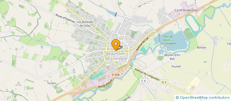 localisation de l'entreprise SCP DE MEDECINS LLIDO ET PELLO à BEAUMONT-DE-LOMAGNE