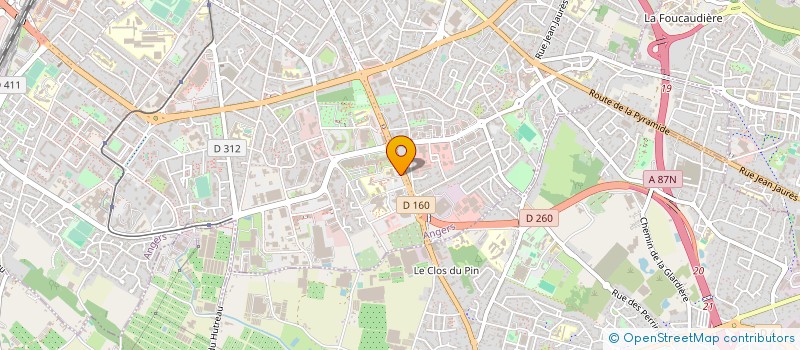 localisation de l'entreprise SCP DE MEDECINS SPECIALISTES EN CHIRURGIE DES DOCTEURS BECOUARN, BETTON, DU PLESSIS DE GRENEDAN, FINEL, MARICHEZ ET TOPA à ANGERS