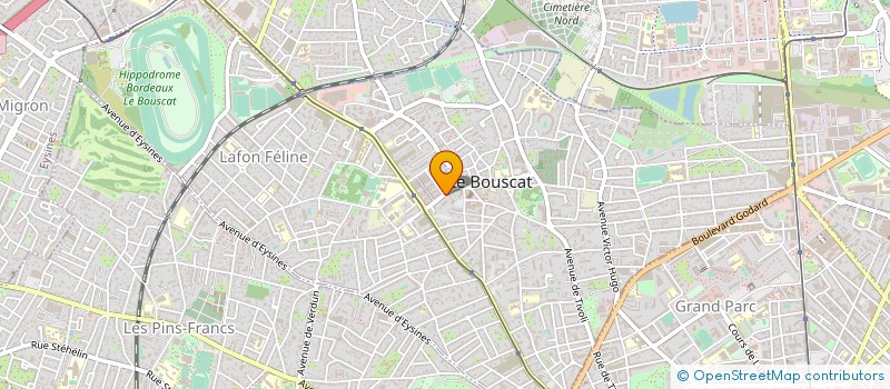 localisation de l'entreprise SCP DE SAINT LEONARD  LE BOUSCAT