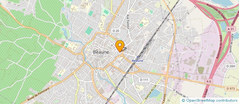 localisation de l'entreprise SCP  DE SELONGEY à BEAUNE