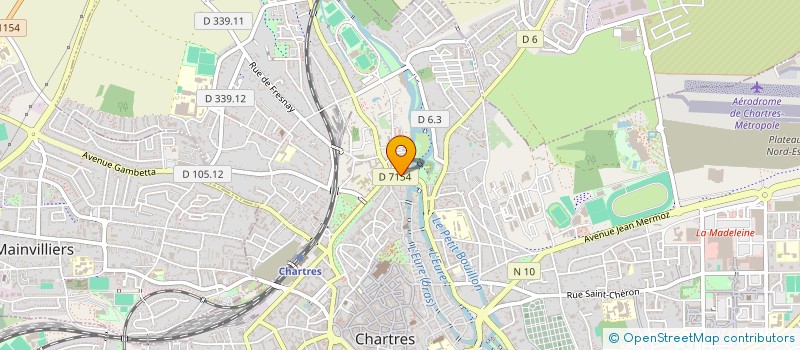 localisation de l'entreprise SCP DE VETERINAIRES HOUDRE FRANCOISE, HOUDRE FRANCIS, HOUDRE ARNAUD à CHARTRES