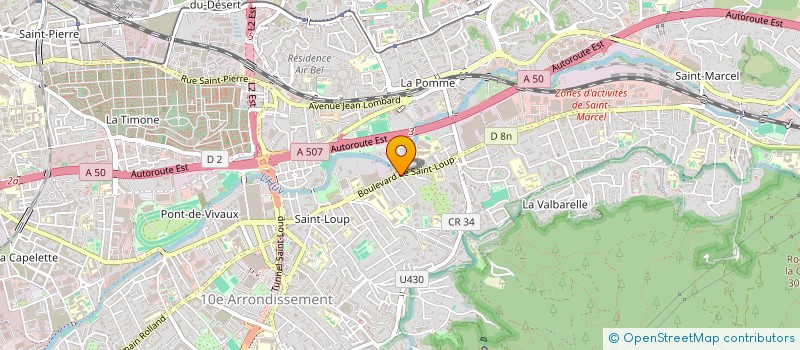 localisation de l'entreprise SCP DE VETERINAIRES REMY RICHARD ET ALONSO ELISABETH à MARSEILLE