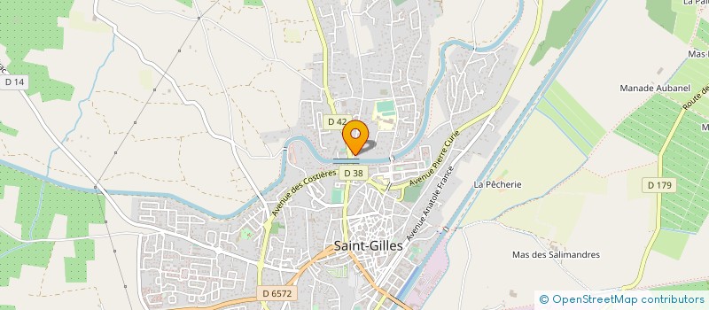 localisation de l'entreprise SCP DE VETERINAIRES SOUBEYROUX - TRINQUIER- WARNERY à SAINT-GILLES