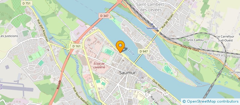 localisation de l'entreprise SCP DE VETERINAIRES TRAFIKANT ERIC GARINO LAURENT FLINOISE LAETITIA ET FLORENTIN VASLIN ALEXANDRINE à SAUMUR