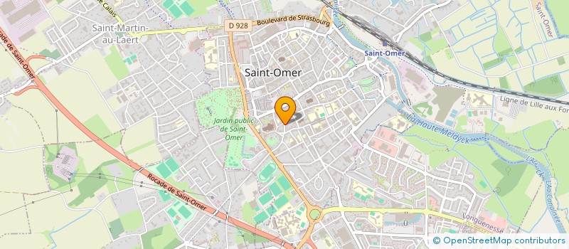 localisation de l'entreprise SCP DECOSTER CORRET DELOZIERE LECLERCQ  SAINT-OMER