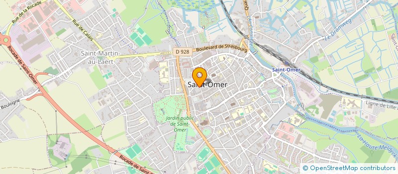 localisation de l'entreprise SCP DECROOCQ VALERIE ET STRAT FABIENNE  SAINT-MARTIN-LEZ-TATINGHEM