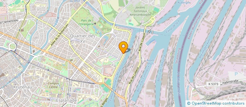 localisation de l'entreprise SCP DELATTRE  STRASBOURG