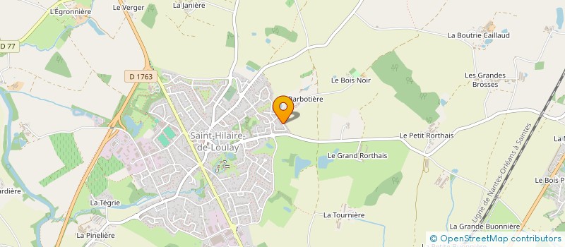 localisation de l'entreprise SCP DELAUNAY GUIBERT à MONTAIGU-VENDEE