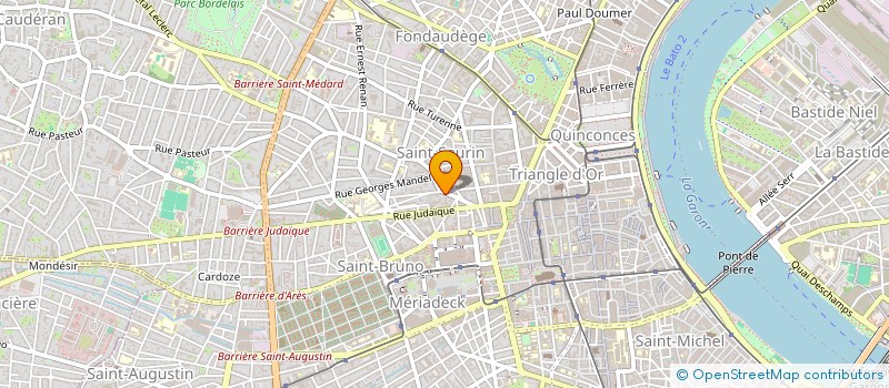 localisation de l'entreprise SCP DELAVALLADE - RAIMBAULT  BORDEAUX