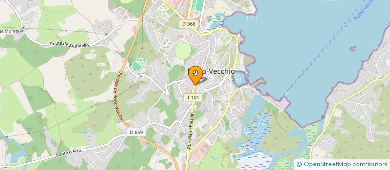 localisation de l'entreprise SCP DELDIQUE SANTINI à PORTO-VECCHIO