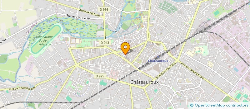 localisation de l'entreprise SCP DELEST ET ASSOCIES à CHATEAUROUX