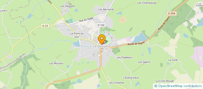localisation de l'entreprise SCP DELPECH LEDUC à LE DONJON