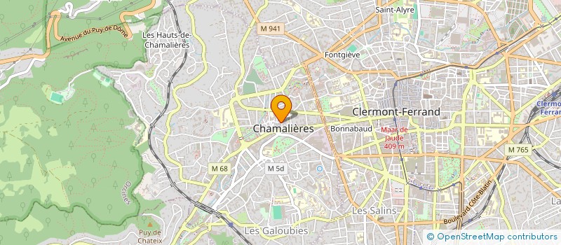 localisation de l'entreprise SCP DENIS ET LOUIS AMMEIL à CHAMALIERES