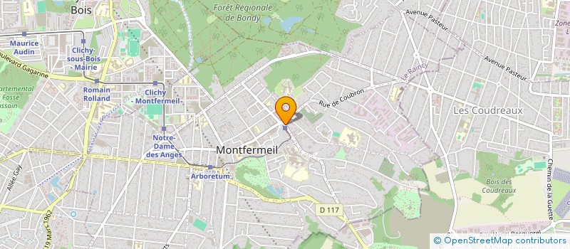 localisation de l'entreprise SCP DENIS ET SOPHIE EMMANUELLE BILLAUDEL à MONTFERMEIL