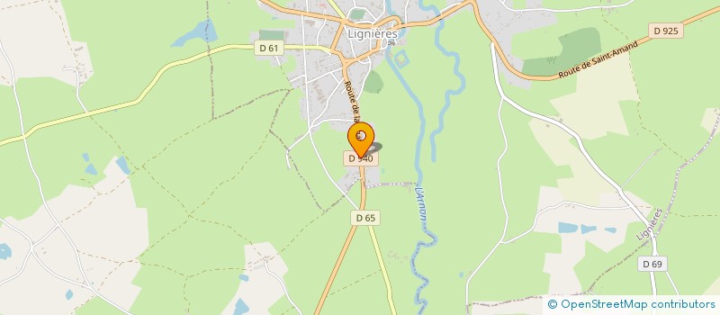 localisation de l'entreprise SCP DEPRETER LAGARDE PROTEAU  LIGNIERES