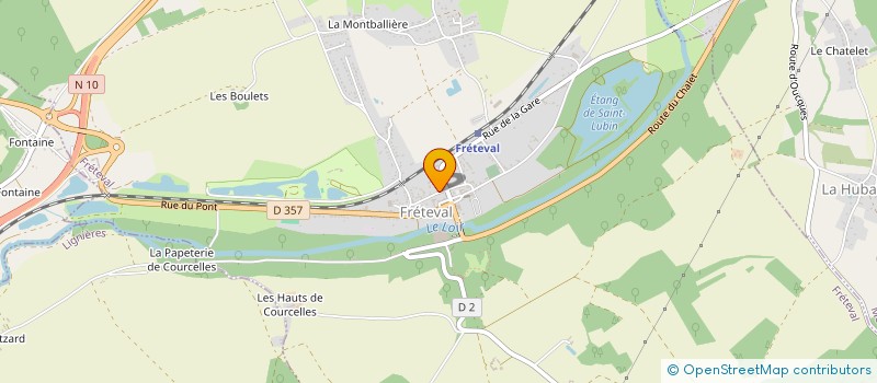 localisation de l'entreprise SCP DERBY à FRETEVAL