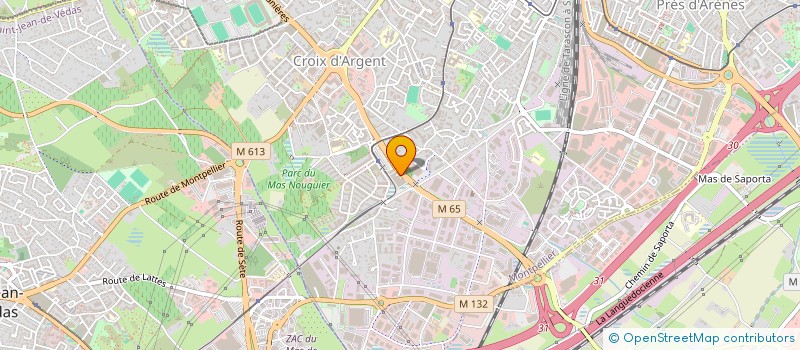 localisation de l'entreprise SCP DES DOCTEURS A.GARIGLIO-R.TAVAN-A.MASSONNE-S.MOULARD ET J.CHIONO à MONTPELLIER