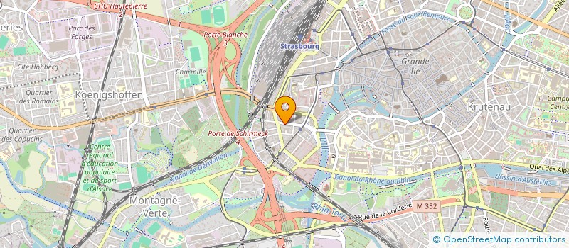 localisation de l'entreprise SCP DES DOCTEURS ASSERAF ET MARMOR à STRASBOURG