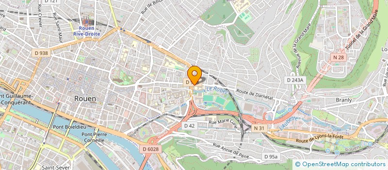 localisation de l'entreprise SCP DES DOCTEURS BERLAND & KONING à ROUEN