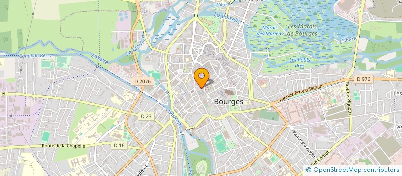 localisation de l'entreprise SCP DES DOCTEURS BRIAND ET DARRIEUS à BOURGES