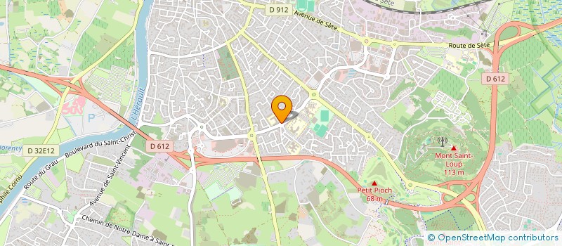 localisation de l'entreprise SCP DES DOCTEURS CANTALOUBE LACROIX à AGDE