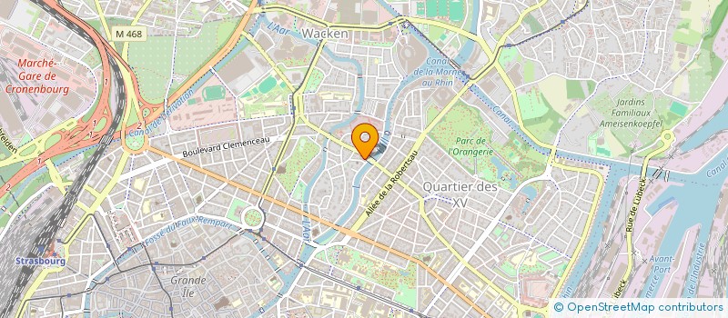 localisation de l'entreprise SCP DES DOCTEURS DEBRE ET LEVY AZIZA à STRASBOURG