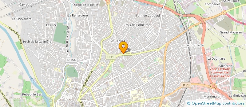 localisation de l'entreprise SCP DES DOCTEURS DURAND DUSSOL JARJOUR CUCU SEVERAC TEROL à BEZIERS